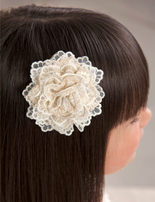 Abel & Lula Lace Carnation Clip