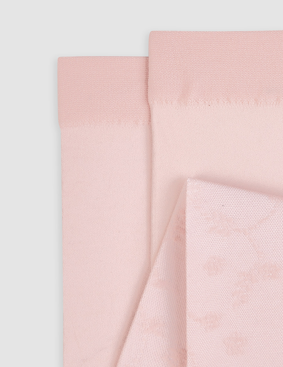 Abel & Lula Rosa Flower Stockings