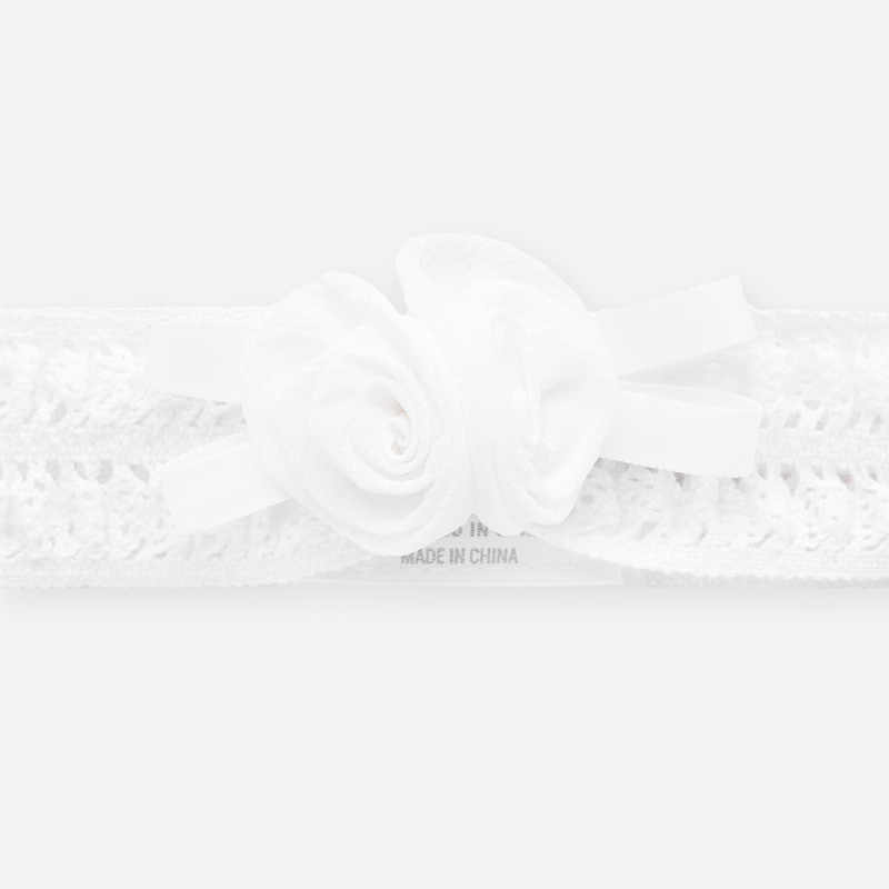 Mayoral Crochet Headband with Flower