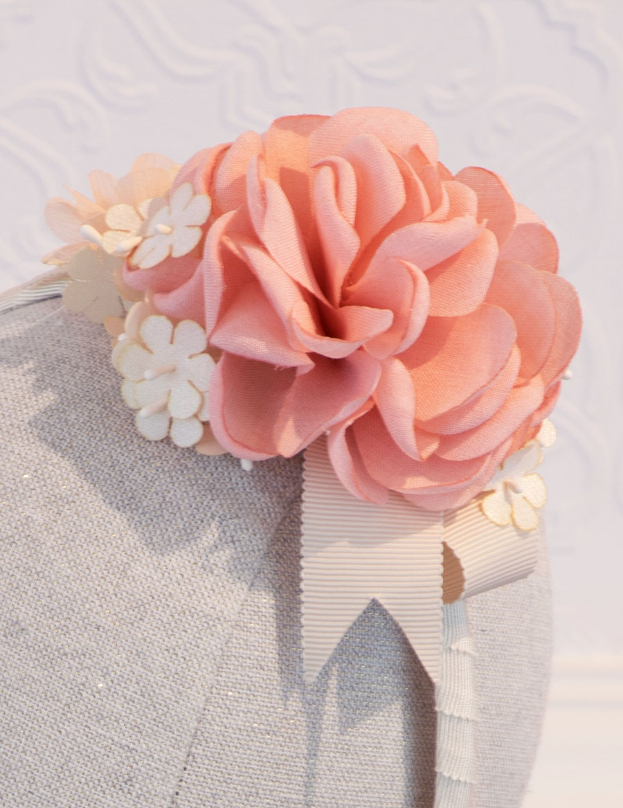 Abel & Lula Blush Floral Headband