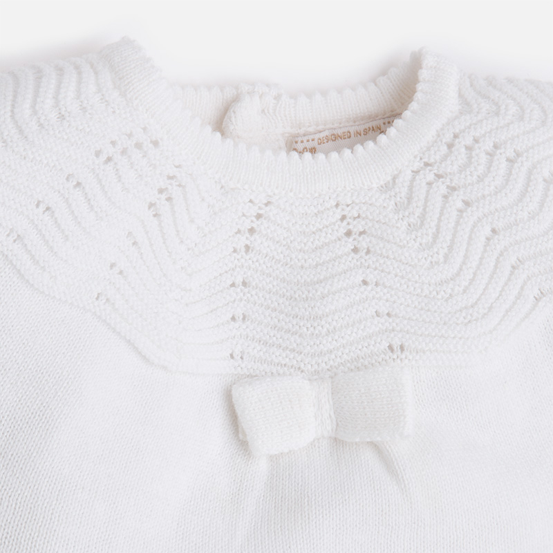 Mayoral Newborn baby girl Knit Shirt and Bloomer Set