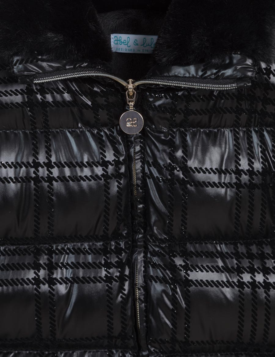 Abel & Lula Flock Printed Coat