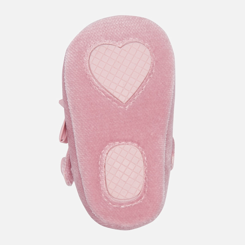 Mayoral Baby girl Velvet Mary Jane shoes