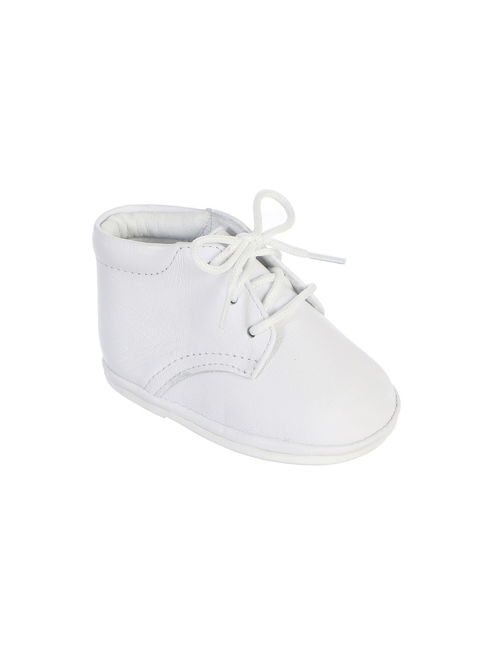 Baby Boy's Leather Hi-Top Baptism Shoes
