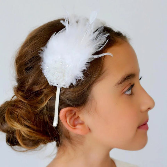 The Nirvana Feather Luxury Headband