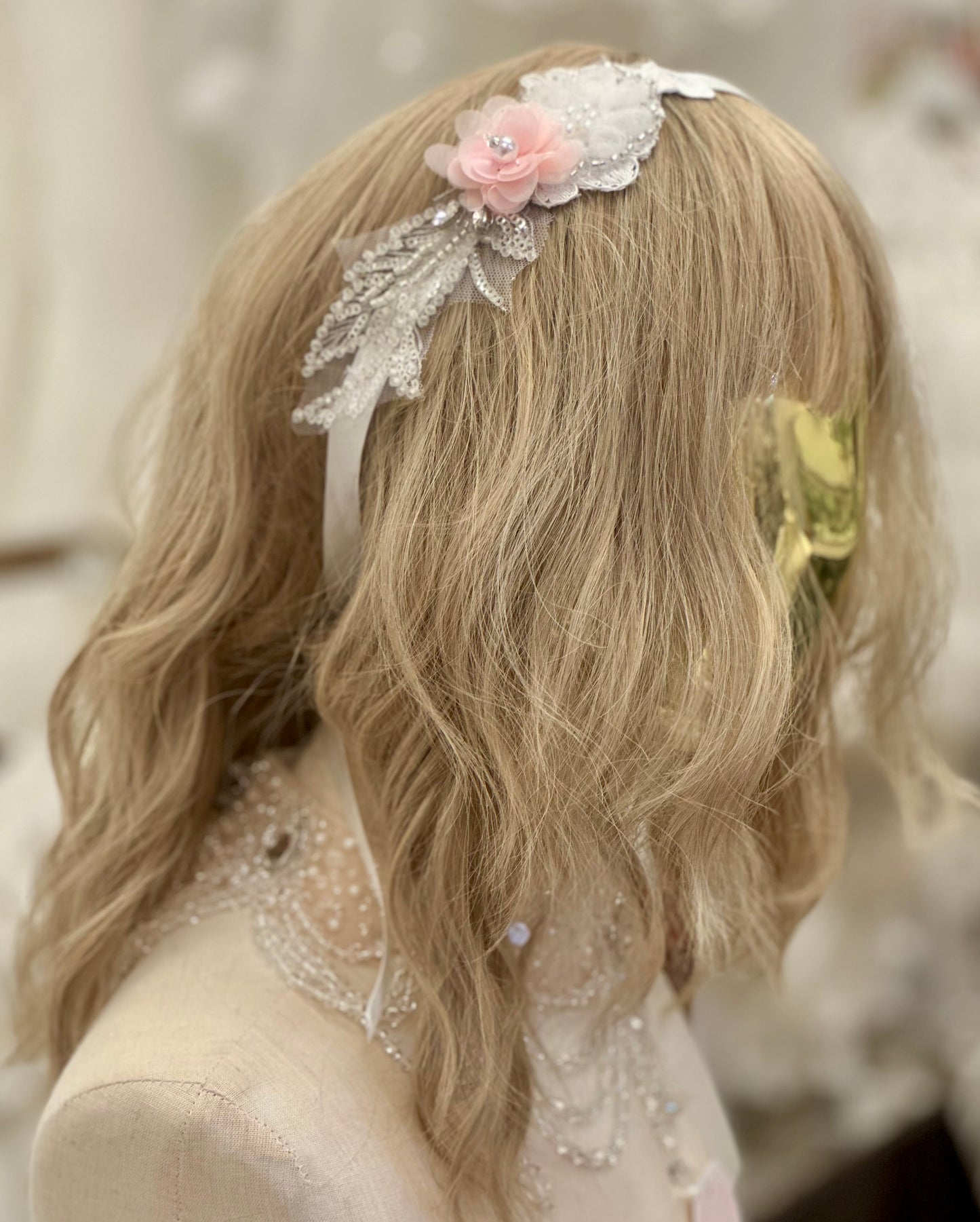 Girls Floral Appliqué Headband