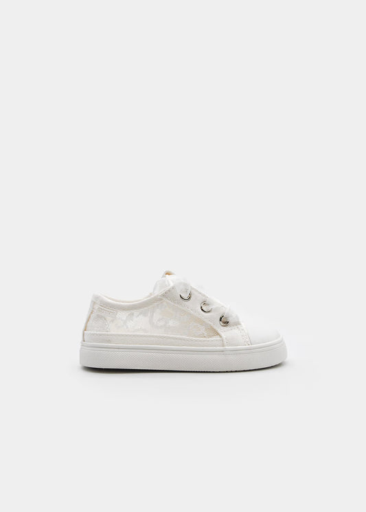 Mayoral Baby Girl Bow Sneakers