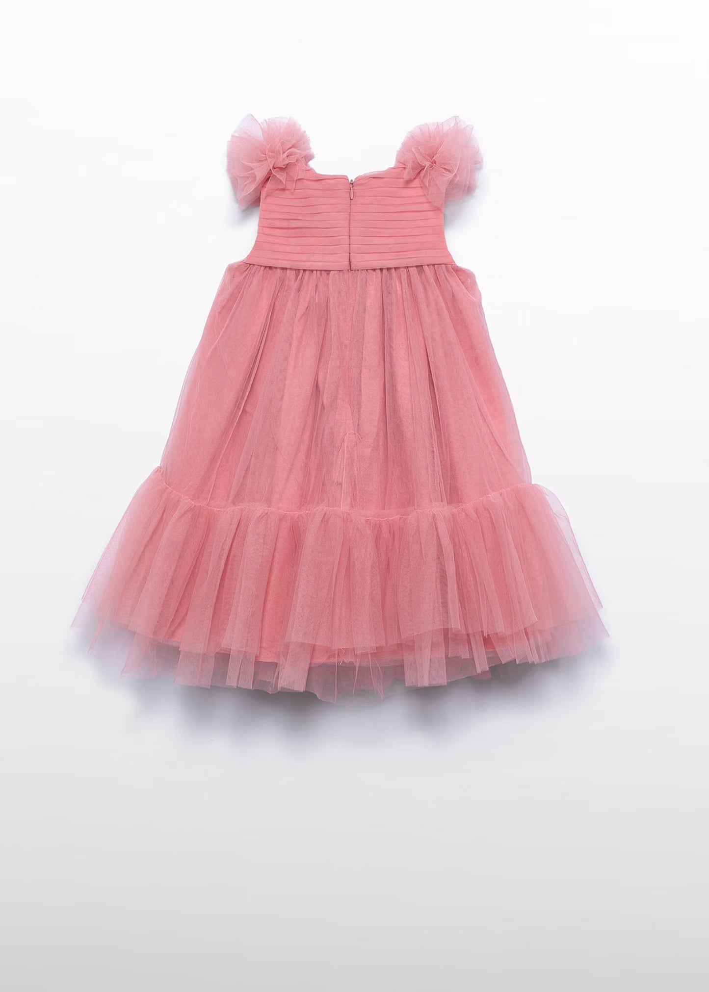Abel & Lula Girl Ruffled Tulle Dress