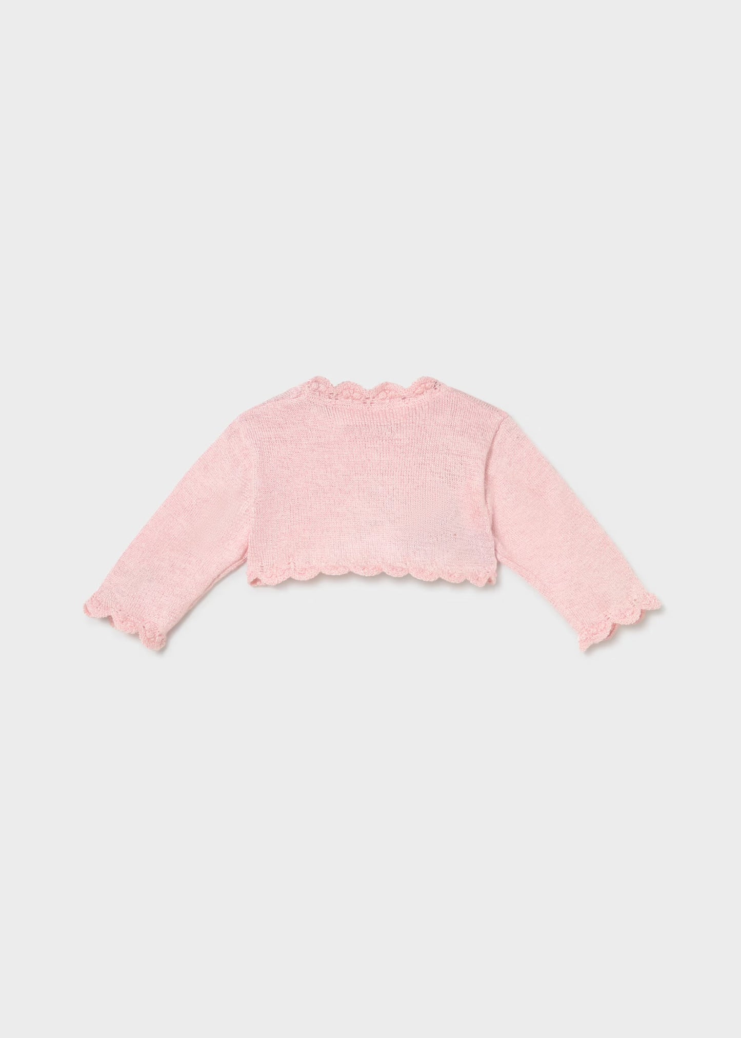 Mayoral Newborn Girl Crop Knit Cardigan