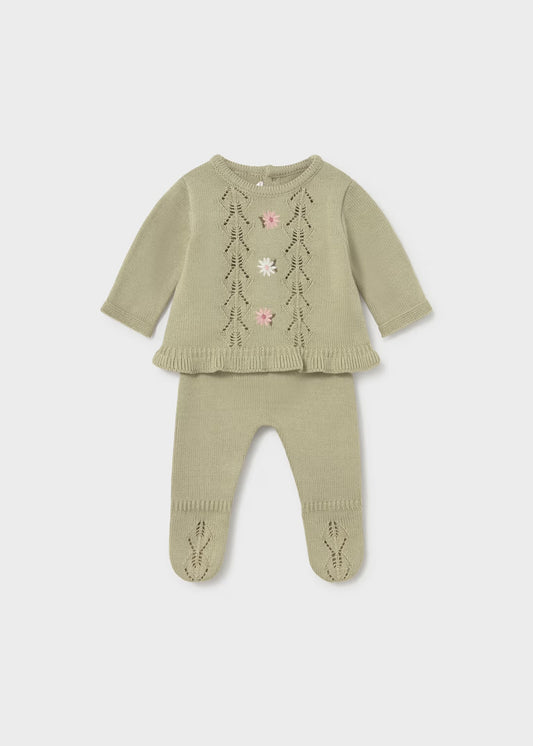 Mayoral Girl Tricot Leggings and Sweater Set