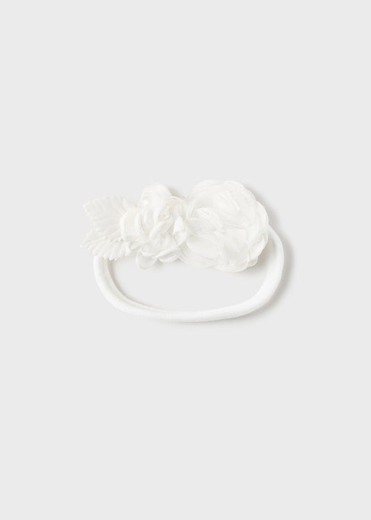 Mayoral Elasticated hairband with floral applique