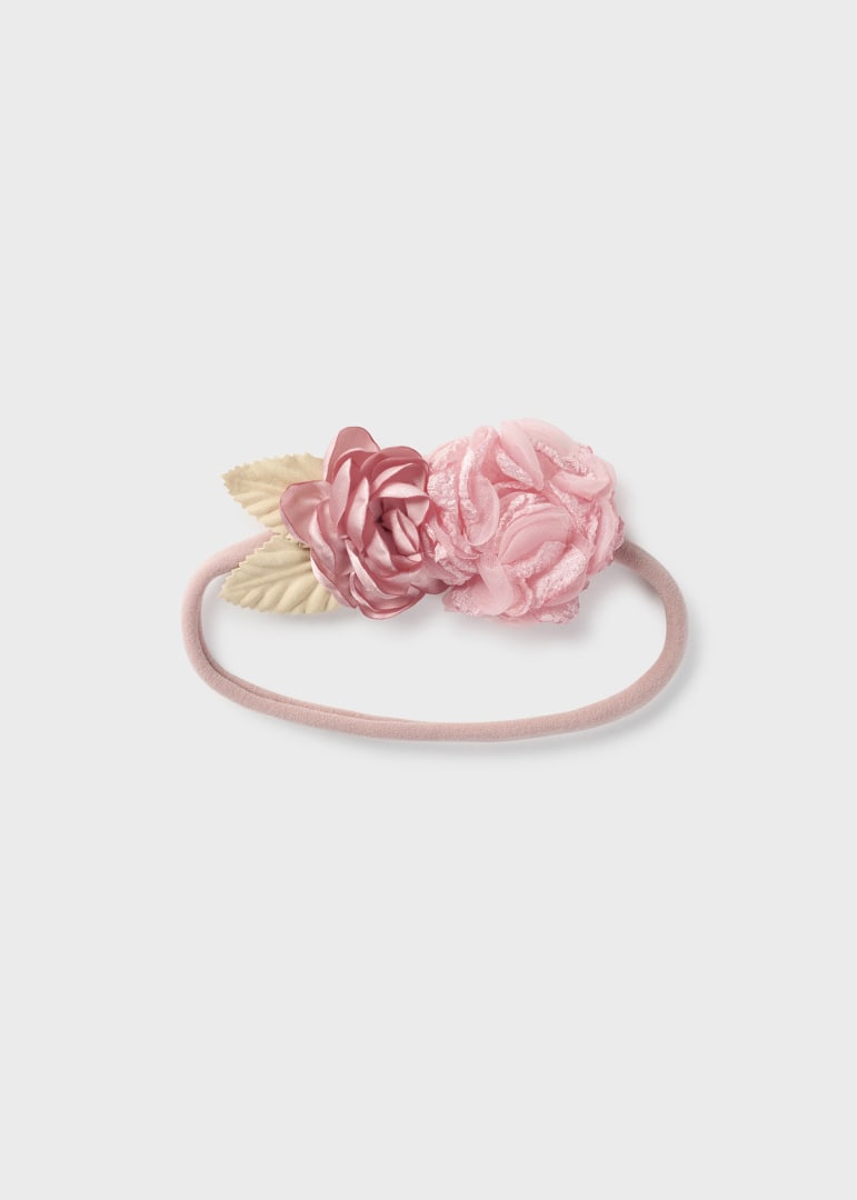 Mayoral Elasticated hairband with floral applique