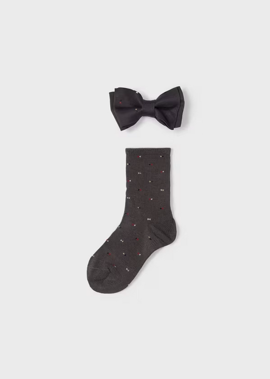 Mayoral Boy Socks and Bow Tie Set