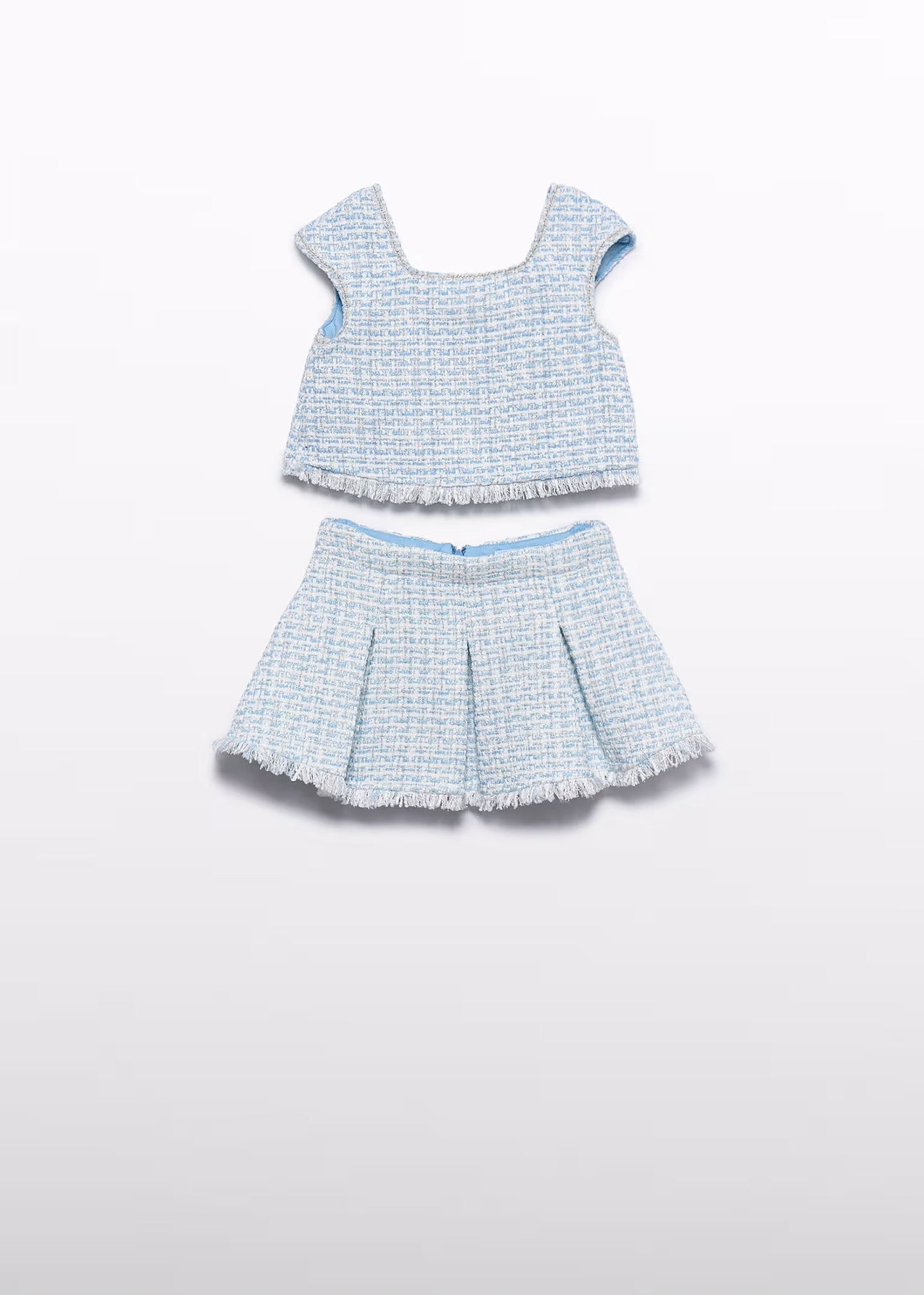 Abel & Lula Girl Tweed Set