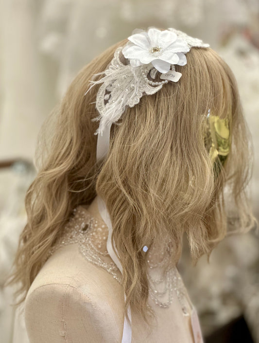 Girls Floral Appliqué Headband