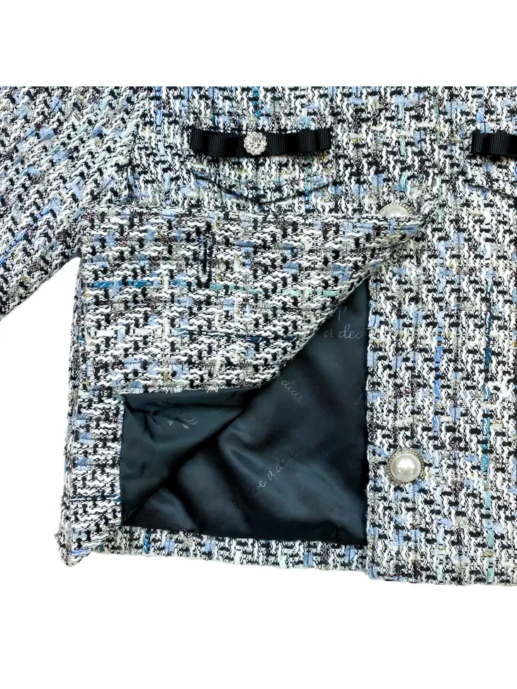 Pearl Button Tweed Jacket