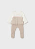 Mayoral Newborn Girl Knit Pants and Sweater Set