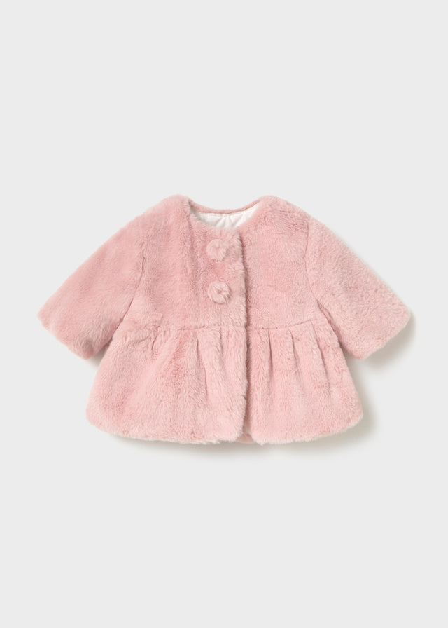 Mayoral Baby Faux Fur Coat