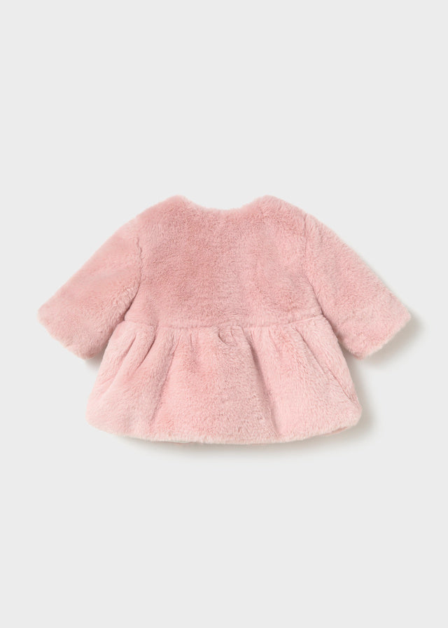 Mayoral Baby Faux Fur Coat