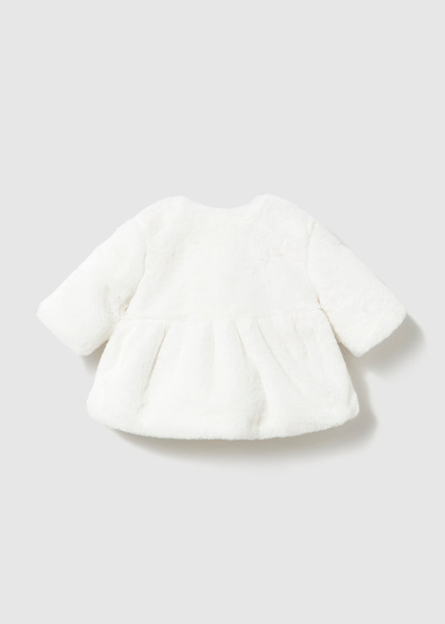 Mayoral Baby Faux Fur Coat