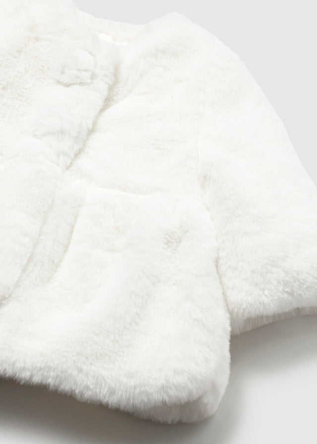 Mayoral Baby Faux Fur Coat