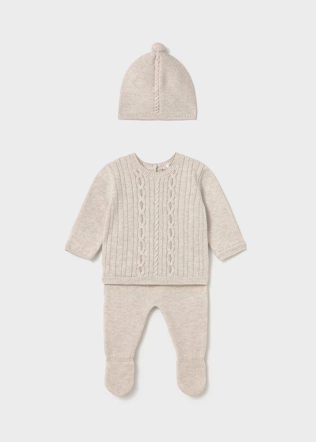Infant Boy 3pc Knit Set