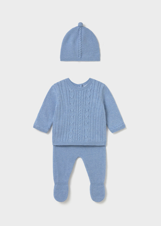 Infant Boy 3pc Knit Set