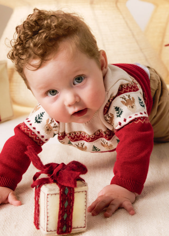 Mayoral Infant Boy 2pc Reindeer Sweater w/Pants