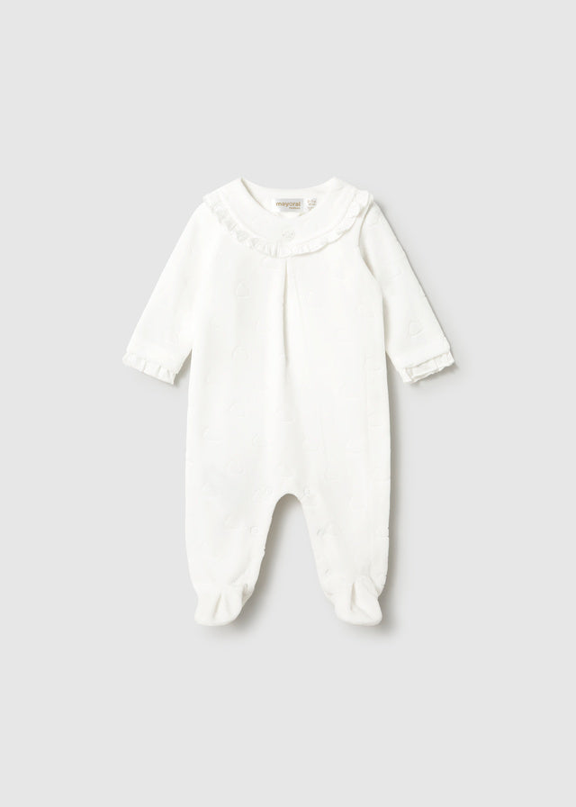 Mayoral Velour Footie