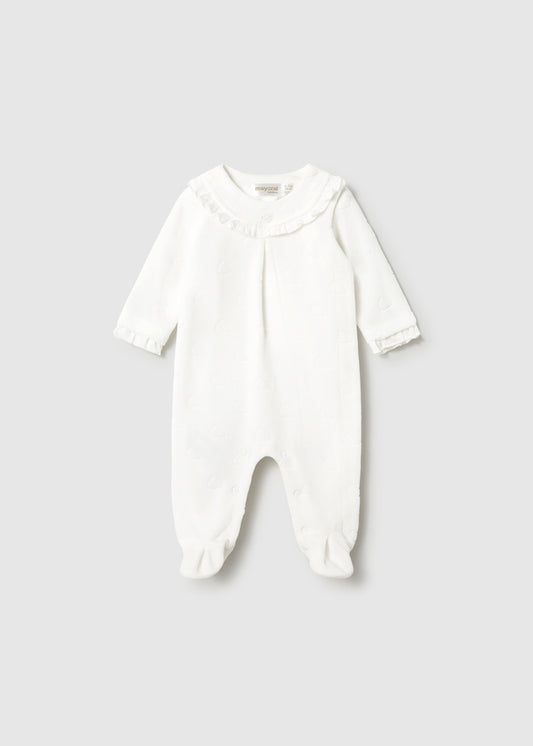 Mayoral Velour Footie