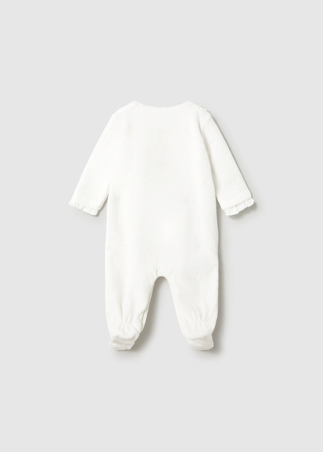 Mayoral Velour Footie