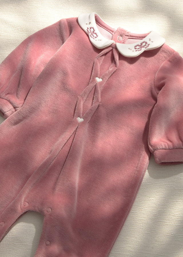 Mayoral Velour Onesie