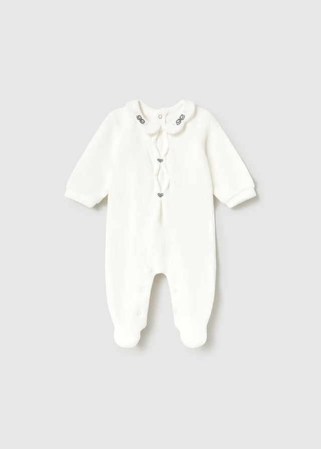 Mayoral Velour Footie