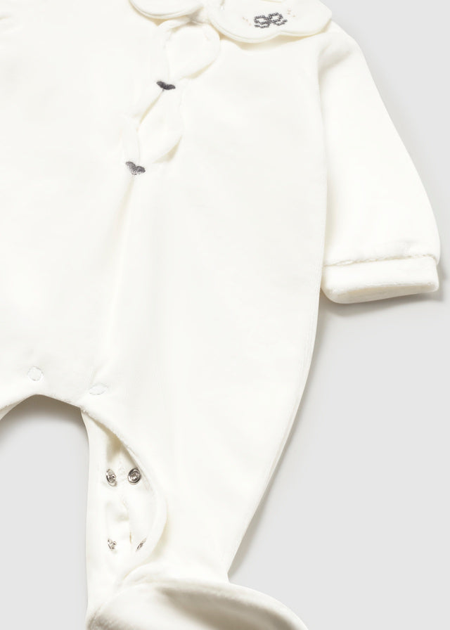 Mayoral Velour Footie