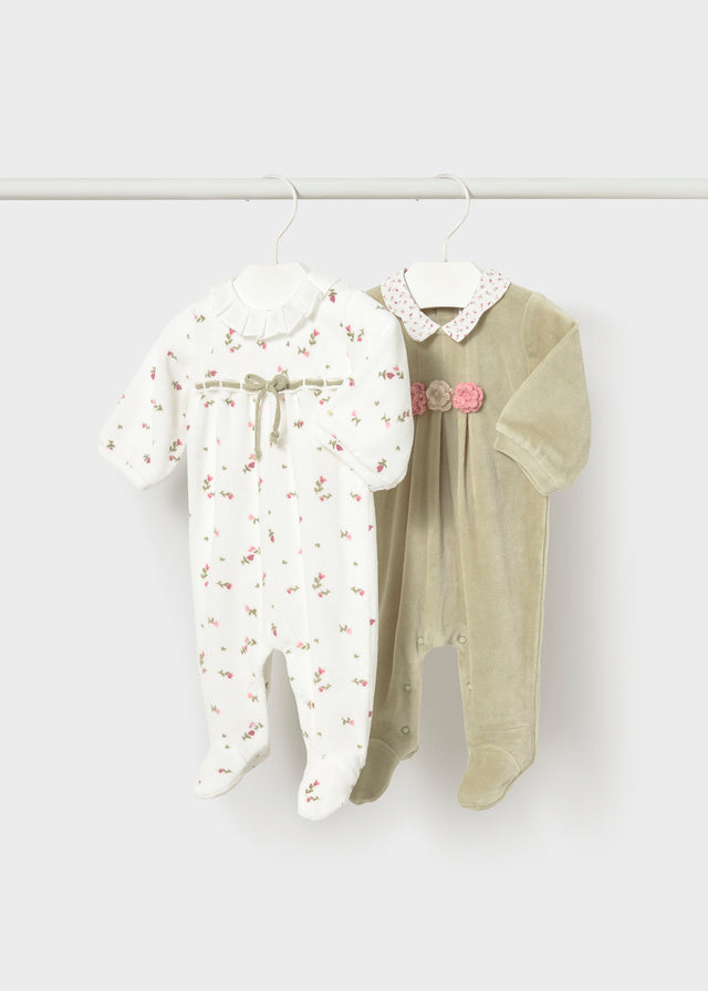 Mayoral Velour Onesie