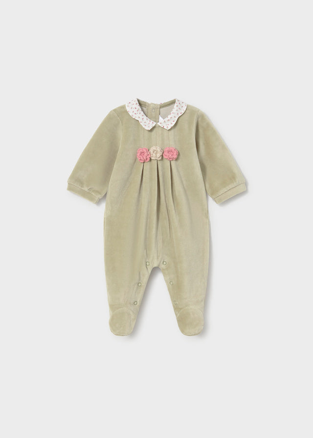 Mayoral Velour Onesie