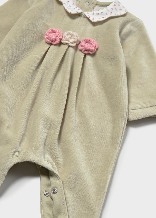 Mayoral Velour Onesie