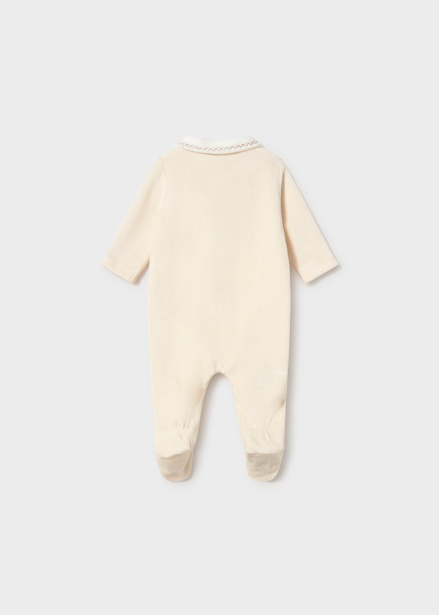 Mayoral Velour Footie