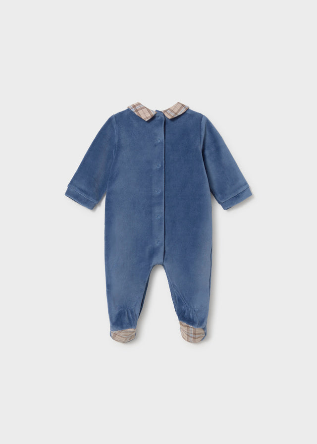 Mayoral Velour Footie