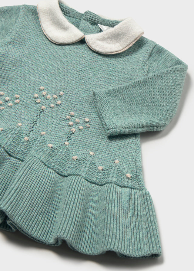Mayoral Knit Dress w/Collar