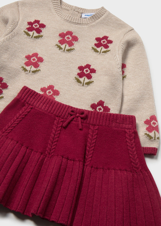 Mayoral 2pc Sweater & Skirt Set