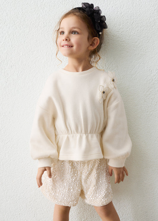 Mayoral Girl 2pc Sequin Shorts Set
