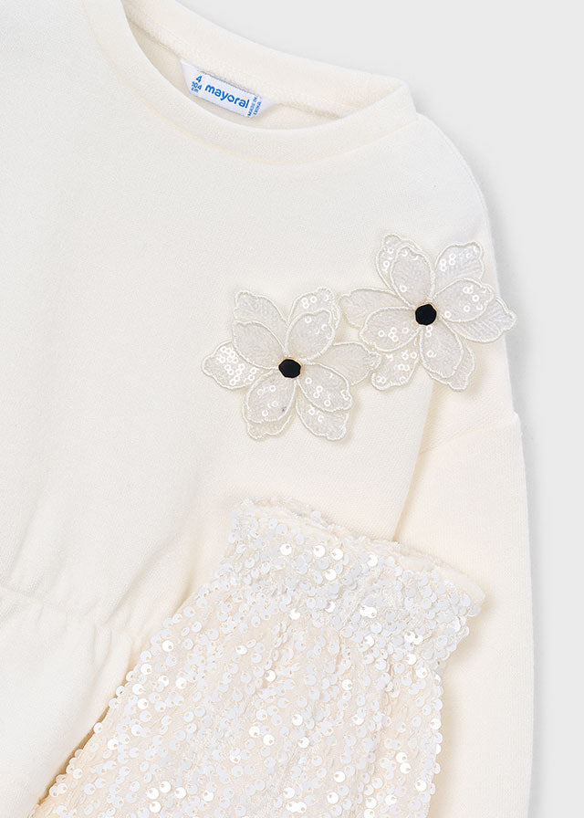 Mayoral Girl 2pc Sequin Shorts Set