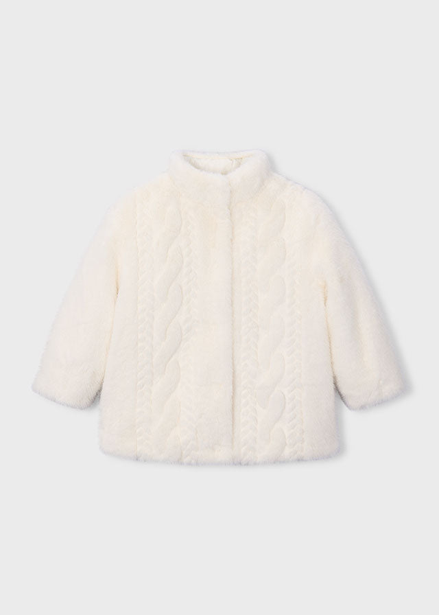 Mayoral Faux Fur Jacket