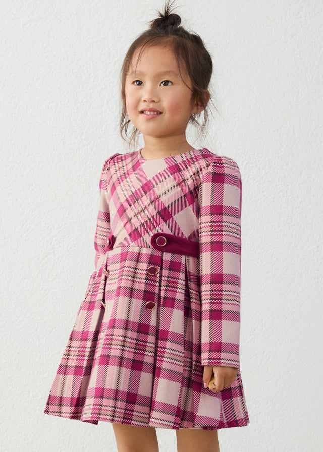 Mayoral Girl Plaid Dress