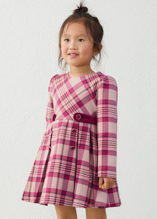 Mayoral Girl Plaid Dress