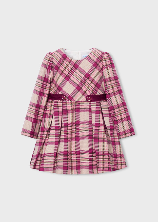 Mayoral Girl Plaid Dress