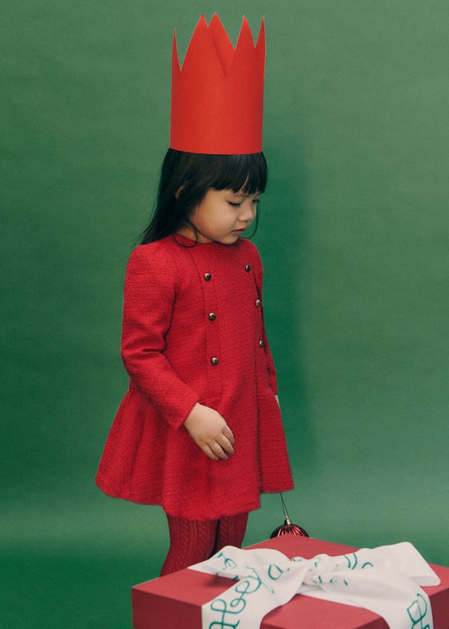Abel & Lula Infant Dress w/Buttons