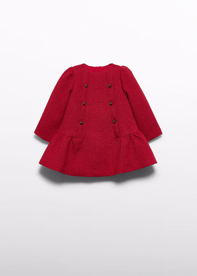 Abel & Lula Infant Dress w/Buttons