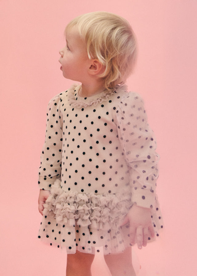 Abel & Lula P.Dot Tulle Dress